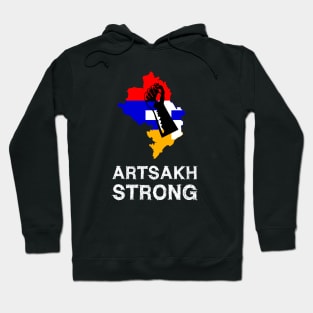 Artsakh Strong - Artsakh is Armenia - Armenian Flag Hoodie